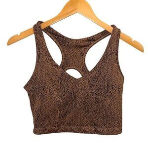 SAGE COLLECTIVE Sports Bras Animal Print Racerback Size‎ Medium